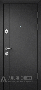 Подъездная уличная дверь с терморазрывом и антивандальным покрытием №44 внешняя - фото