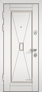 Дверь на усиленных петлях для квартиры №5 внутренняя - фото