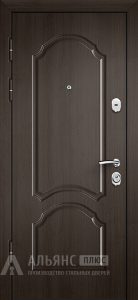 Филенчатая венге дверь в стойкой эмали №35 внутренняя - фото