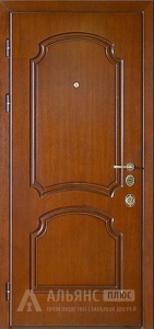 Подъездная дверь из толстого металла с утепленным полотном индивидуальное изготовление №4 внутренняя - фото