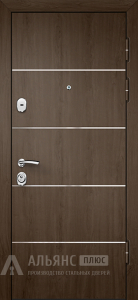 Теплая дверь с надежными петлями №42 внешняя - фото