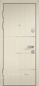 Недорогая качественная утепленная дверь №101 внутренняя - фото